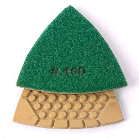 Specialty Diamond 400 Grit Diamond Triangular Dry Pad BRTTD400